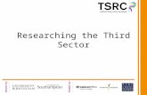 Hosted by: Funded by: Researching the Third Sector.