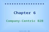 1 Prentice Hall, 2002 Chapter 6 Company-Centric B2B.