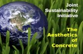 The Aesthetics of Concrete Joint Sustainability Initiative.