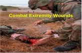Combat extremity Wounds Combat Extremity Wounds. . “ Improvements in body armor have reduced axial trauma, but the overall percentage of skeletal trauma.