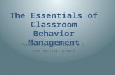The Essentials of Classroom Behavior Management Presented by Jessica Sprick, M.S. Safe and Civil Schools.