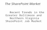 The SharePoint Market Recent Trends in the Greater Baltimore and Northern Virginia SharePoint Job Market.