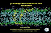 P7 folding and its interaction with amantadine Chee Foong Chew Structural Bioinformatics & Computational Biochemistry Unit Department of Biochemistry,