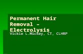 Permanent Hair Removal – Electrolysis Vickie L.Mickey, CT, CLHRP.