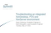 Troubleshooting an integrated XenDesktop, PVS and XenServer environment Karen Sciberras, Escalation Engineer & Keith Mclaughlin, Lead Escalation Engineer.