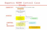 Bapetco NORM Control Case Study IDENTIFY ASSESS CONTROL & RECOVERY.