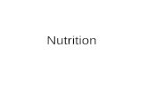 Nutrition. Terminology Nutrient: A substance that is needed by the body to maintain life and health 6 Major Nutrients: Carbohydrates, Fats, Protein, Vitamins,