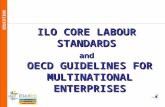 EDUCATION ILO CORE LABOUR STANDARDS and OECD GUIDELINES FOR MULTINATIONAL ENTERPRISES.