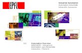 1.1 Automation Overview automación - vista general Automation -vue d'ensemble Automation - Übersicht Industrial Automation Automation Industrielle Industrielle.