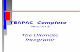 TEAPAC Complete Version 8 The Ultimate Integrator.