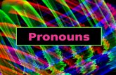 Pronouns. 8/16/20152 What is a Pronoun? A pronoun is a word that takes the place of one or more nouns and the words that go with the nouns. You can use.