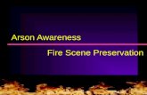 City of Oswego Fire Department Arson Awareness Fire Scene Preservation.
