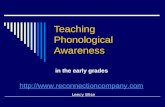 Teaching Phonological Awareness in the early grades Leecy Wise .