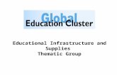 Educational Infrastructure and Supplies Thematic Group.