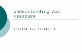 Understanding Air Pressure Chapter 19, Section 1.