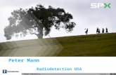 COMPANY CONFIDENTIAL Peter Mann Radiodetection USA Version 11.