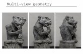 Multi-view geometry. Multi-view geometry problems Structure: Given projections of the same 3D point in two or more images, compute the 3D coordinates.