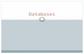 Databases. Objectives Define what a database is. Understand the difference between a flat and relational database Design and create a relational database.