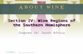 Section IV: Wine Regions of the Southern Hemisphere Chapter 16: South Africa.