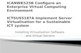 Installing Virtualisation Software and Virtual Servers.