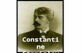 Constantine Stanislavski. Born in Moscow, Russia in 1863. An actor and moved on to become a director and teacher. He developed a new approach to acting.