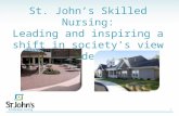 St. John’s Skilled Nursing: Leading and inspiring a shift in society’s view of elderhood 1.