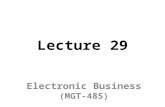 Lecture 29 Electronic Business (MGT-485). Affiliate Programs.