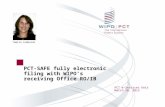 PCT-SAFE fully electronic filing with WIPO’s receiving Office RO/IB PCT e-Services Unit March 20, 2013 Tamira Lombardi.