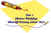 Year 1 Phonics Workshop Westcliff Primary School 2013 Year 1 Phonics Workshop Westcliff Primary School 2013.