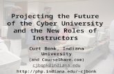 Projecting the Future of the Cyber University and the New Roles of Instructors Curt Bonk, Indiana University (and CourseShare.com) cjbonk@indiana.edu.