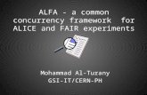 ALFA - a common concurrency framework for ALICE and FAIR experiments Mohammad Al-Turany GSI-IT/CERN-PH.
