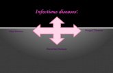 Infectious diseases : Fungal Diseases Viral Diseases Bacterial Diseases.