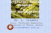 Artificial Neural Networks and applications Dr. L. Iliadis Assis. Professor Democritus University of Thrace, Greece liliadis@fmenr.duth.gr.