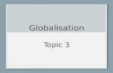 Globalisation Topic 3. What does globalisation mean?