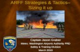 ARFF Strategies & Tactics– Sizing it up Captain Jason Graber Metro. Washington Airports Authority FRD Safety & Training Division March 2010.