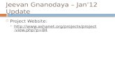 Jeevan Gnanodaya – Jan’12 Update  Project Website:   view.php?p=84  view.php?p=84.