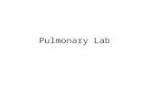 Pulmonary Lab. HPI 24 yo male pt w/ CF presents to ER with 4 day hx of fevers, chills, hemoptysis, and thick purulent sputum production He has failed.