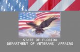 STATE OF FLORIDA DEPARTMENT OF VETERANS’ AFFAIRS.