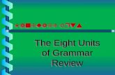 Language Arts The Eight Units of Grammar Review The Eight Units of Grammar Review.