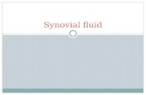 Synovial fluid. Definition Synovial fluid is a thick, stringy fluid found in the cavities of synovial joints.synovial joints With its egg-like consistency.