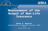 Www.bea.gov Measurement of the Output of Non-Life Insurance Brent R. Moulton Working Party on National Accounts, OECD Paris October 25–28, 2011.