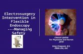 Electrosurgery Intervention in Flexible Endoscopy ---Managing Safety Clinical Update For Physicians and Nurses 2010 Greg Chappuis, B.S. ERBE-USA, INC.