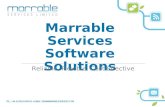 Marrable Services Software Solutions Reliable, Flexible, Cost Effective.