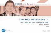 Sept. 2009 Bill Minor IBM The DB2 Detective – The Case of the Diligent DBA.