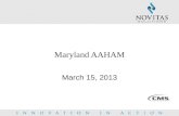 Maryland AAHAM March 15, 2013. Disclaimer All Current Procedural Terminology (CPT) only copyright 2012 American Medical Association (AMA). All rights.