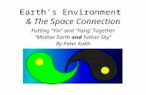 Earth’s Environment & The Space Connection Putting “Yin” and “Yang’ Together “Mother Earth and Father Sky” By Peter Kokh.