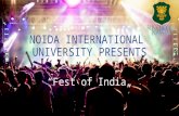 NOIDA INTERNATIONAL UNIVERSITY FEST OF INDIA 2014.