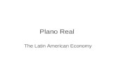 Plano Real The Latin American Economy. Classical Hyperinflation The pattern of a classical hyperinflation is an acute acceleration of inflation rates.