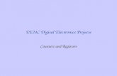 EE24C Digital Electronics Projects Counters and Registers.