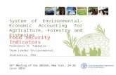 10 th Meeting of the UNCEEA, New York, 24-26 June 2016 System of Environmental-Economic Accounting for Agriculture, Forestry and Fisheries Food Security.